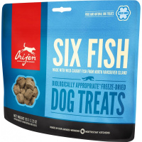 Orijen Dog FD Six Fish сублимированное лакомство для собак, 6 рыб 